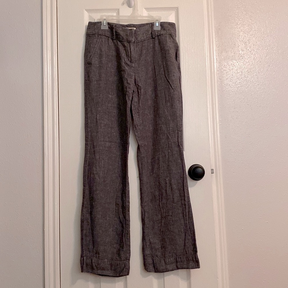 Ann Taylor Loft linen blend pants